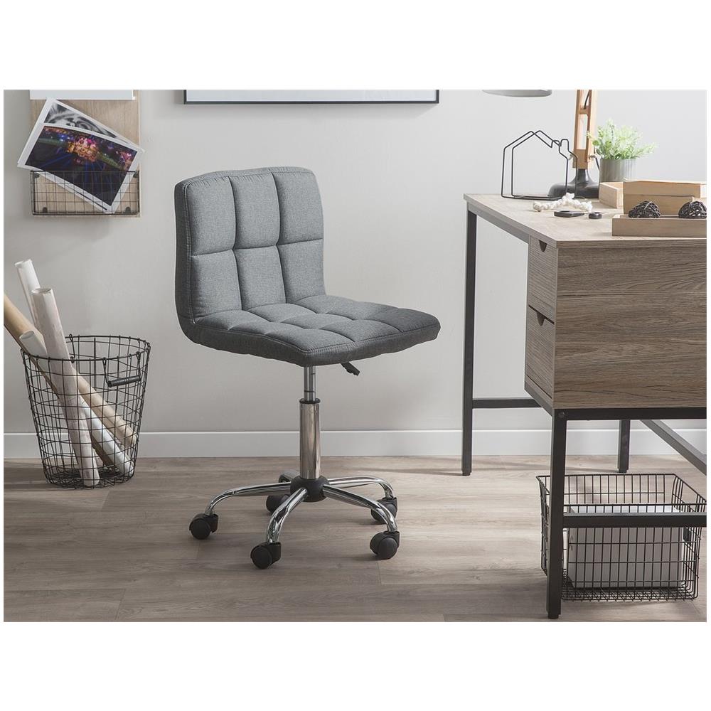 Sedia Da Ufficio Tessuto Grigio Marion - Foto 2