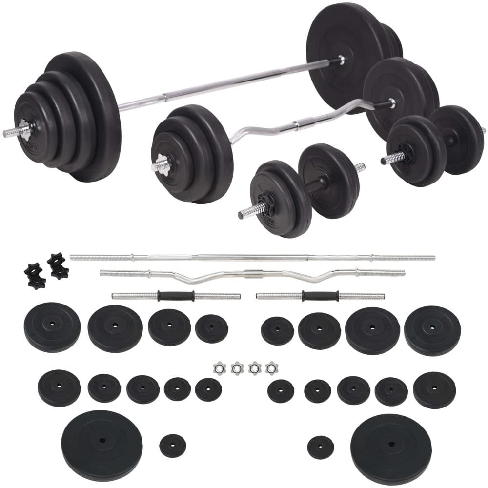 Panca Multifunzione Con Bilanciere E Set Di Manubri 120 Kg - Foto 2