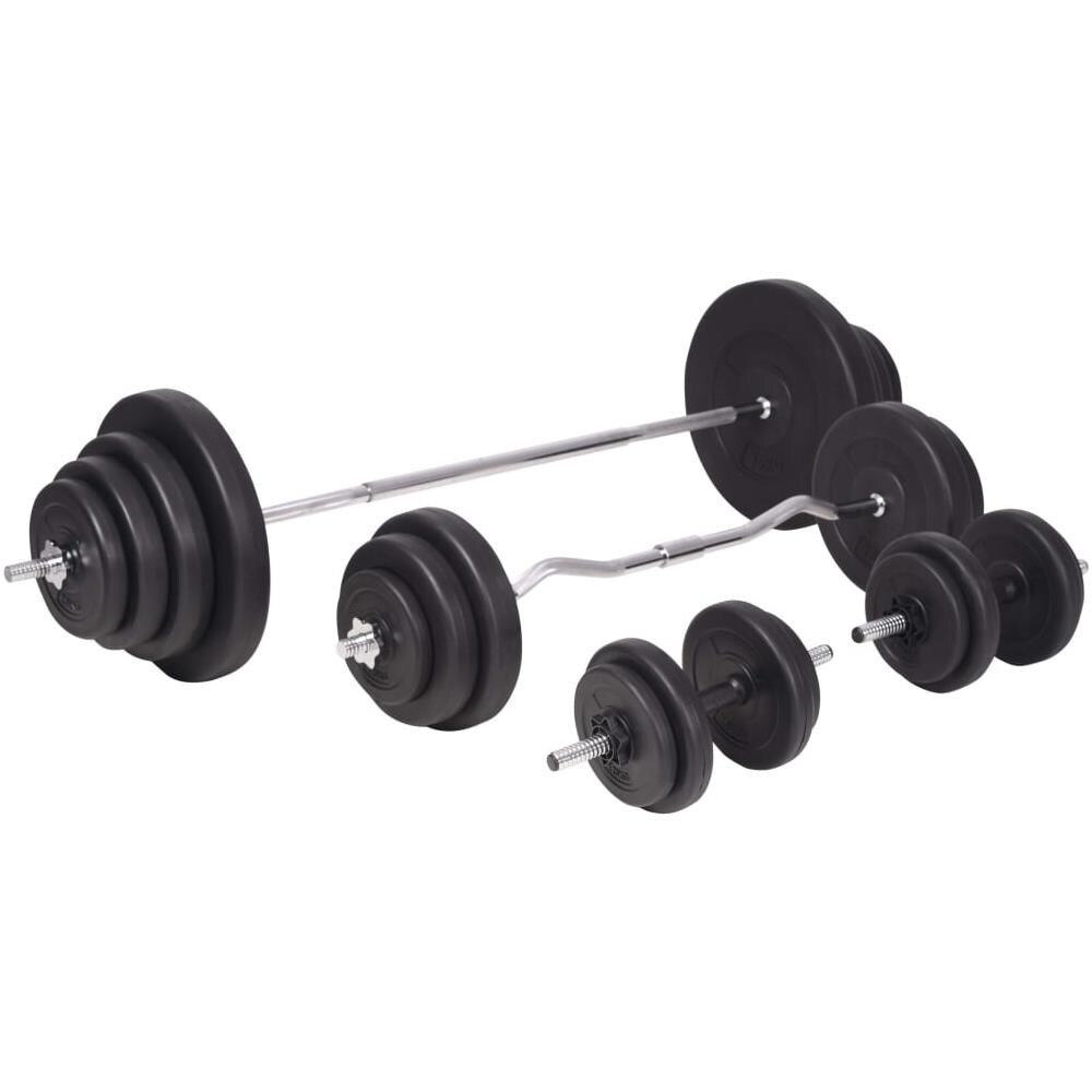 Panca Multifunzione Con Bilanciere E Set Di Manubri 120 Kg - Foto 10