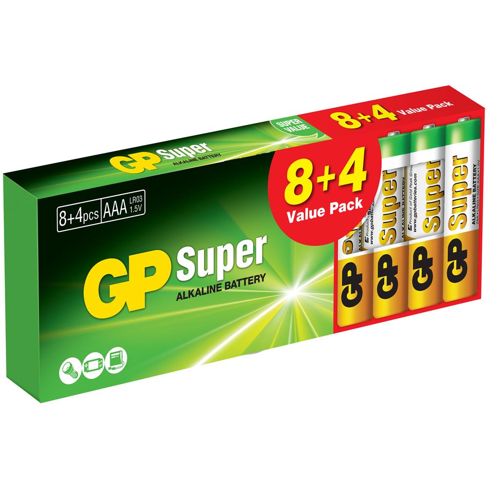 151299 Confezione 12 Batterie GP Super Alcaline Ministilo AAA 24A8 / LR03 - Foto 2