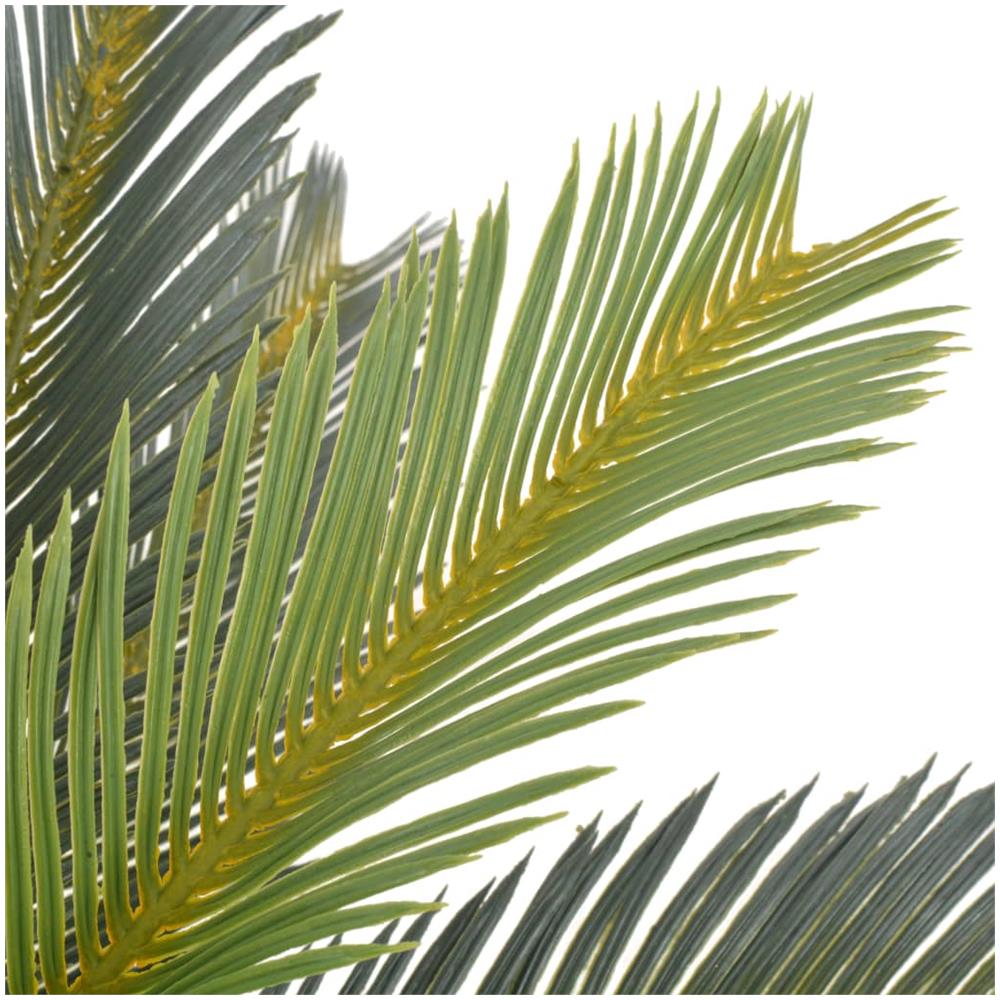 Palma Di Cycas Artificiale Con Vaso Verde 90 Cm - Foto 2