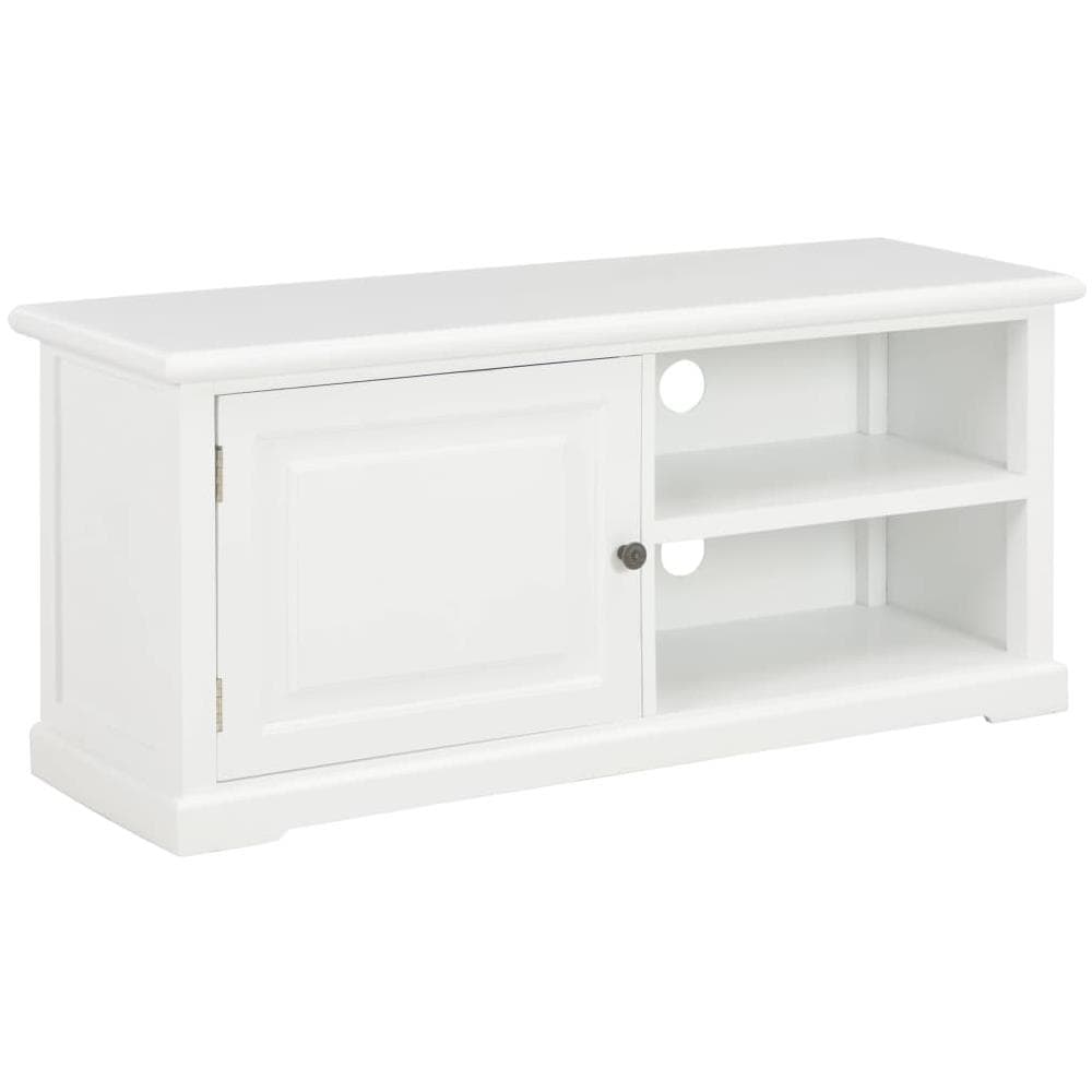 Mobile Porta Tv Bianco 90x30x40 Cm In Legno - Foto 1