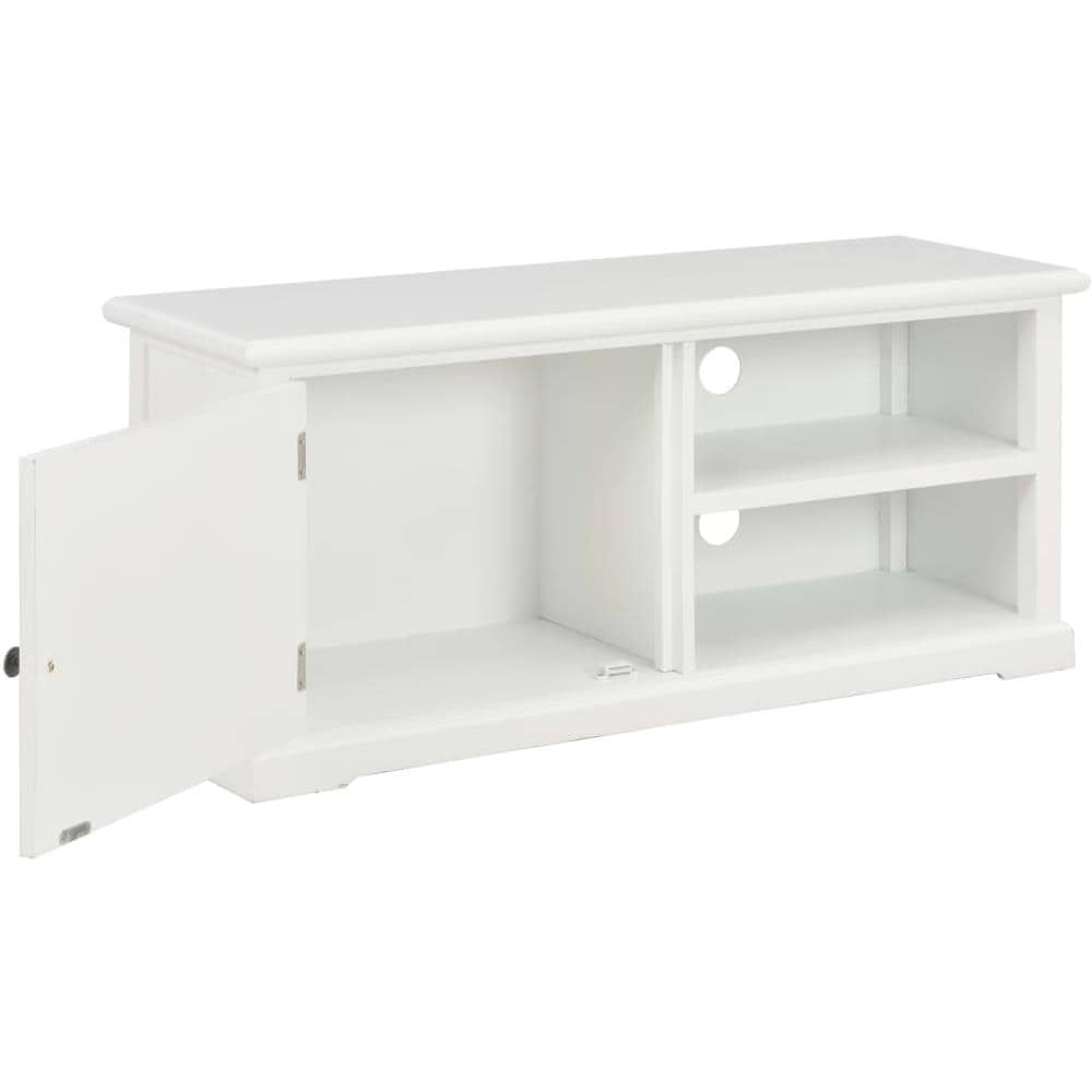 Mobile Porta Tv Bianco 90x30x40 Cm In Legno - Foto 2