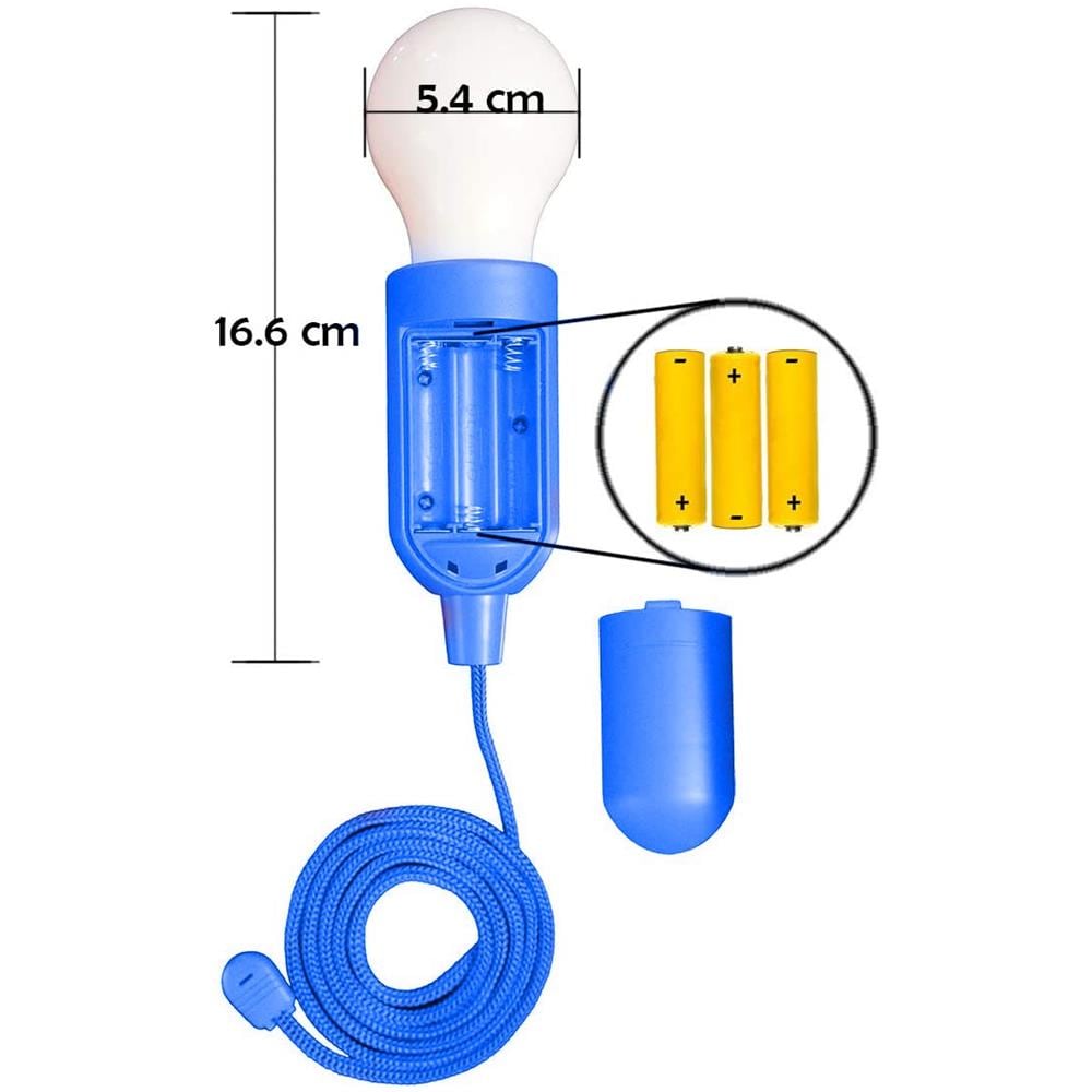 Lampada Led Con Cordoncino Retrò Blu - Foto 4