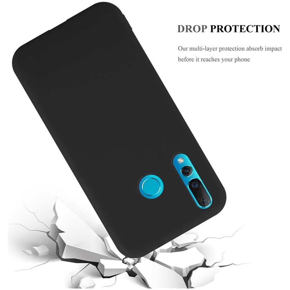 Custodia Compatibile Con Huawei Nova 4 In Candy Nero - Coperchio Protettivo In Silicone Tpu Flessibile - Foto 8