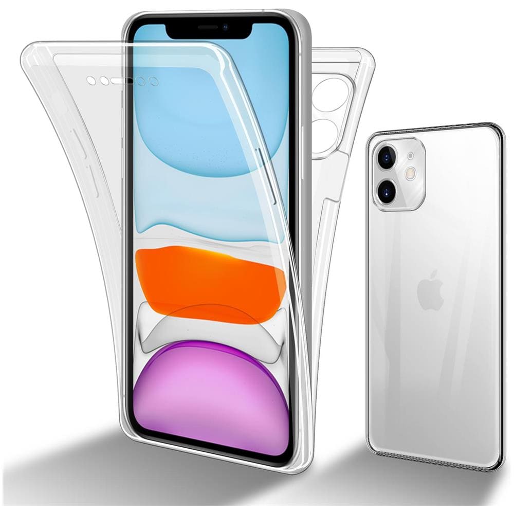 Custodia Compatibile Con Apple Iphone 11 In Transparente - 360° Full Body Copertura Protettiva - Protezione Anteriore E Posteriore, Protezione A Tutto Tondo Con Protezione Del Display - Foto 1