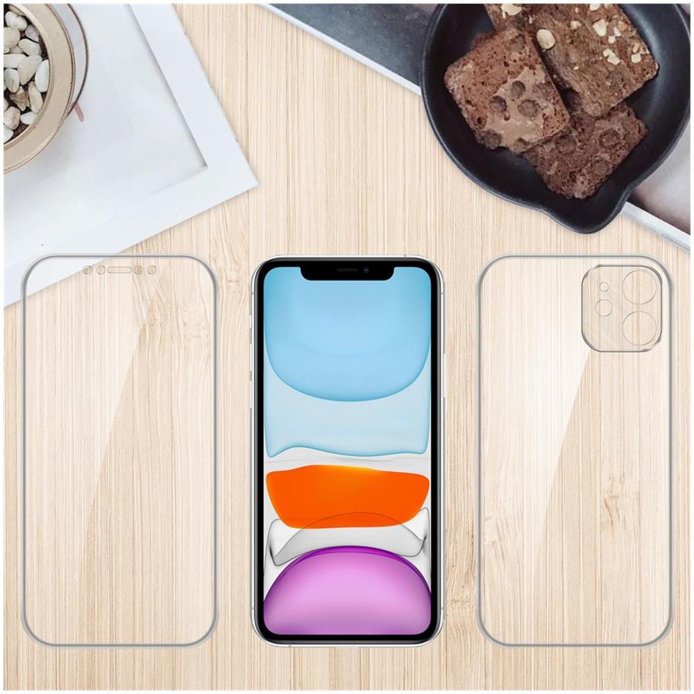 Custodia Compatibile Con Apple Iphone 11 In Transparente - 360° Full Body Copertura Protettiva - Protezione Anteriore E Posteriore, Protezione A Tutto Tondo Con Protezione Del Display - Foto 7