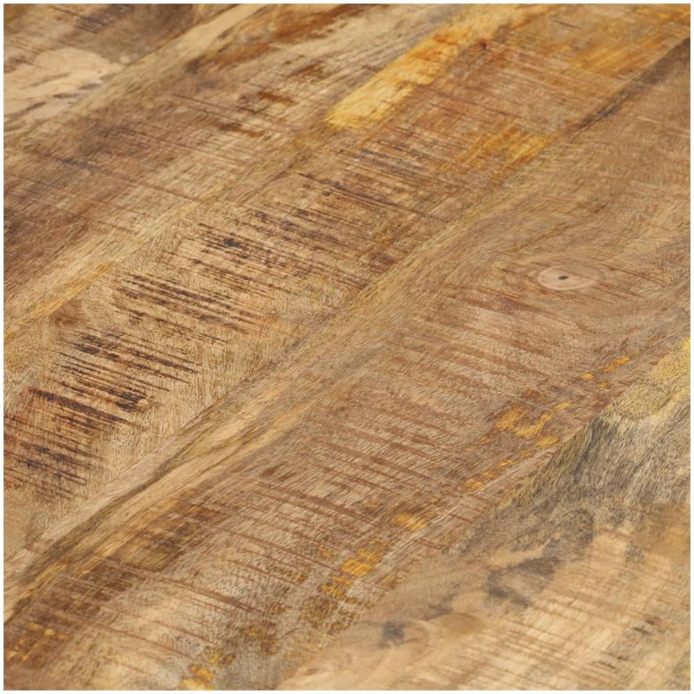 Tavolini Impilabili 2 Pz In Legno Di Mango Grezzo - Foto 2