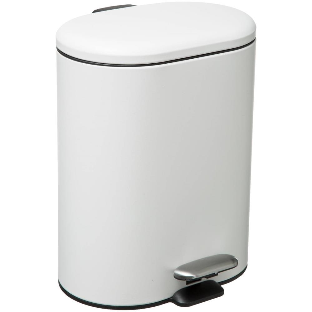 Pattumiera Con Pedale Siliflex, 6 L, Inox - Foto 1
