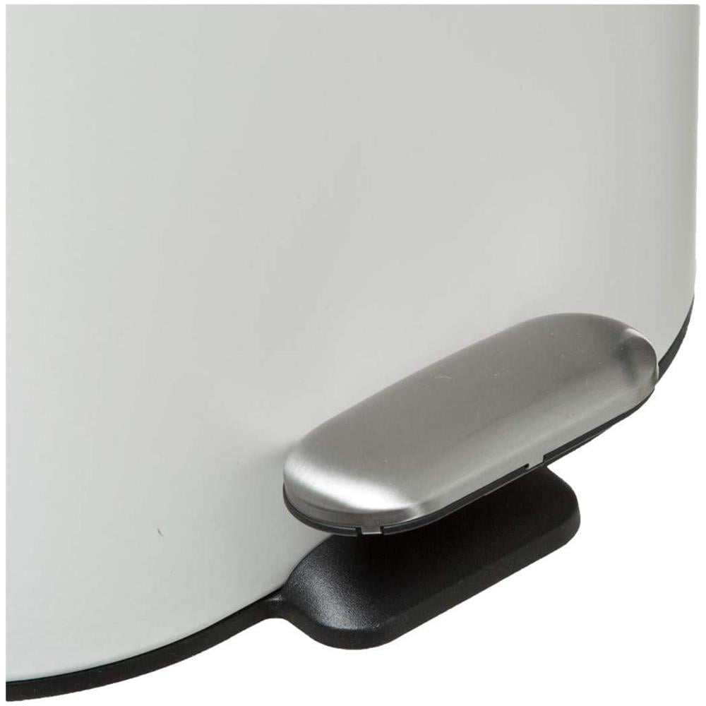 Pattumiera Con Pedale Siliflex, 6 L, Inox - Foto 5