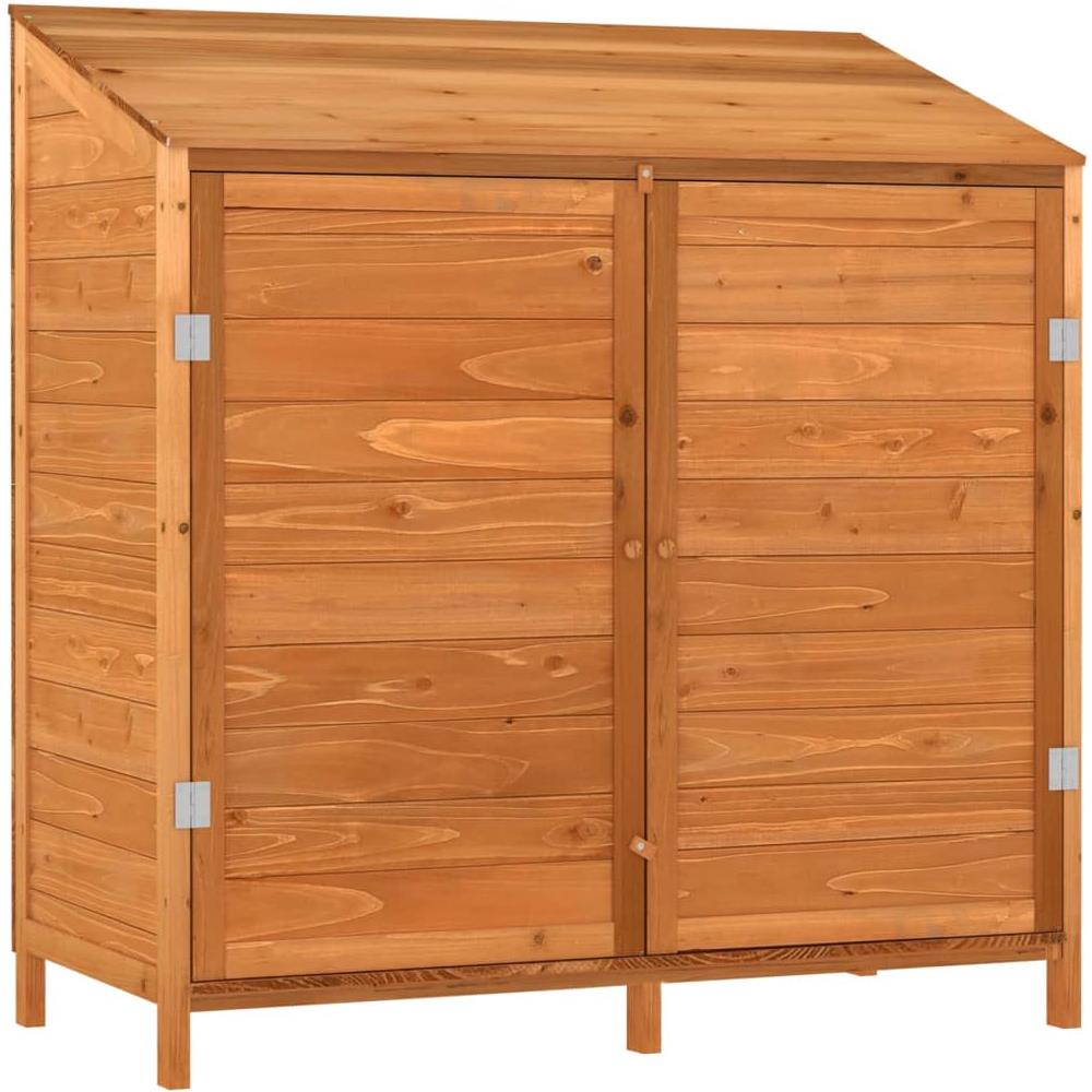 Capanno Da Giardino Marrone 102x52x112 Cm Legno Massello Abete - Foto 2