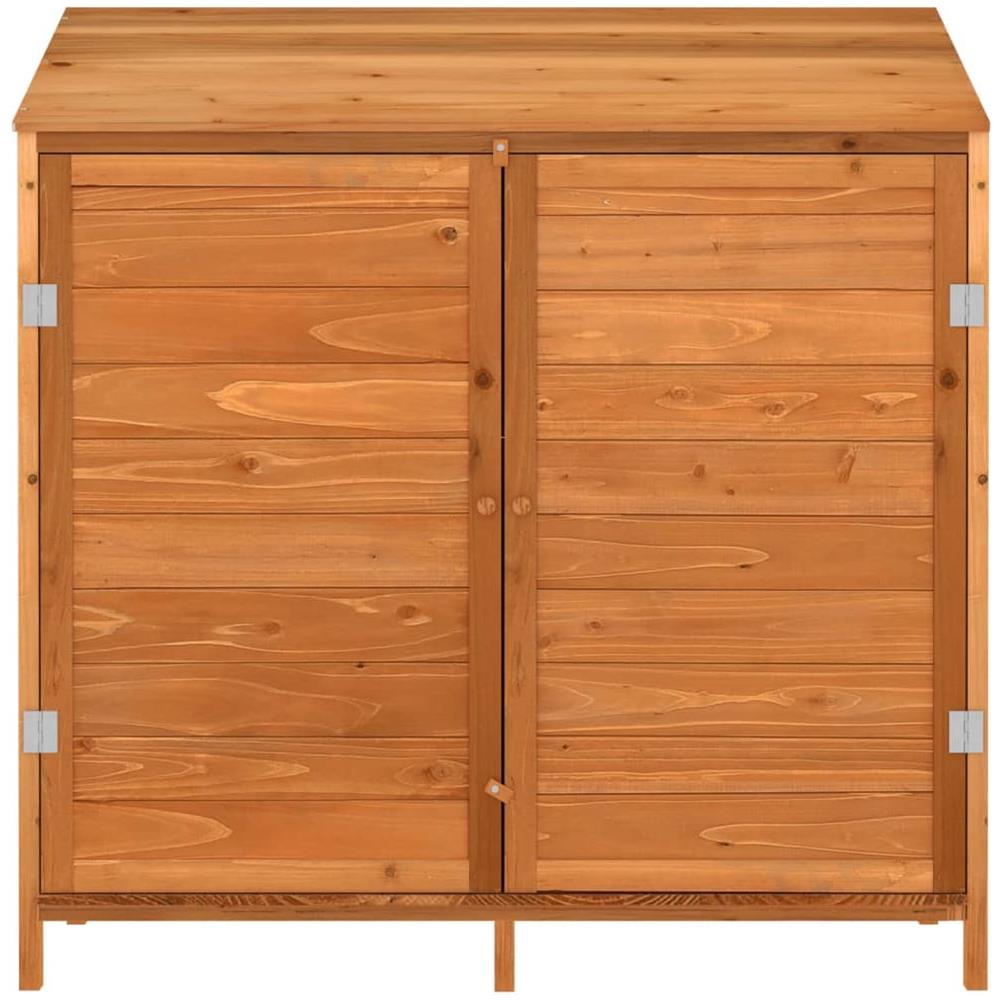 Capanno Da Giardino Marrone 102x52x112 Cm Legno Massello Abete - Foto 3