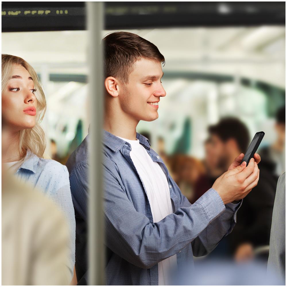 Pellicola Anti-spia Per Samsung A14 5g E 4g Vetro Temperato 9h Anti-macchie Nera - Foto 2