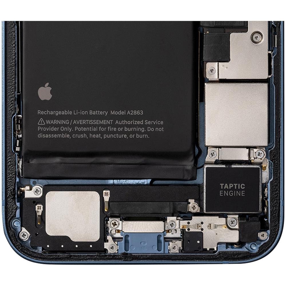 Altoparlante Esterno Di Ricambio Per Iphone 14 Compatibile Nero - Foto 4