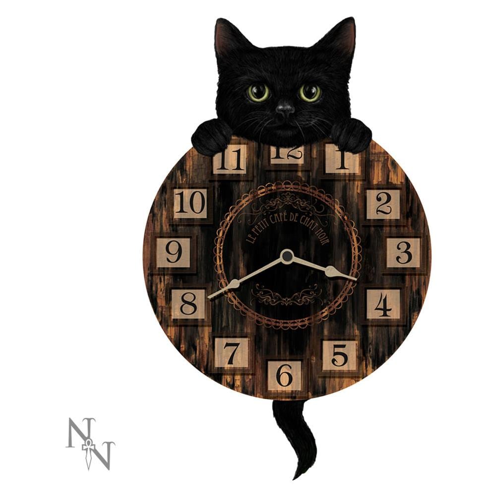 Nemesis Now - Kitten Tickin' Orologio Da Parete 32cm - Foto 3