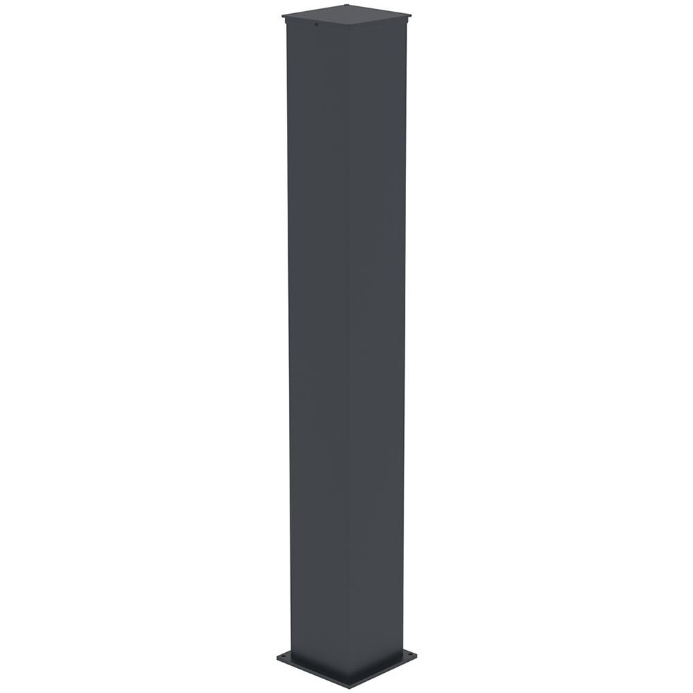 Set Di 4 Pali Eifel 20x20 In Alluminio A. 166cm- Grigio Antracite - Foto 2