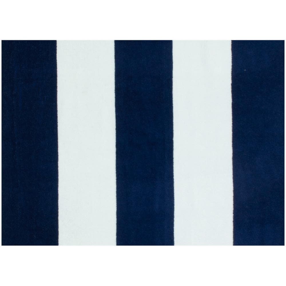 Telo Mare Jacquard Spugna Asciugamano Spiaggia Disegno Yacht Telo Mare Blu - Foto 5