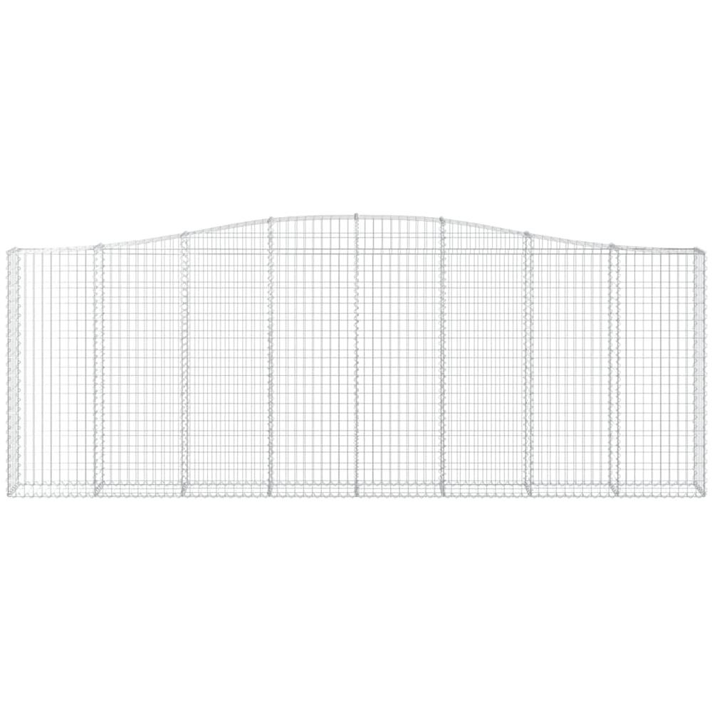 Cesto Gabbione Ad Arco 400x30x140/160 Cm Ferro Zincato - Foto 3