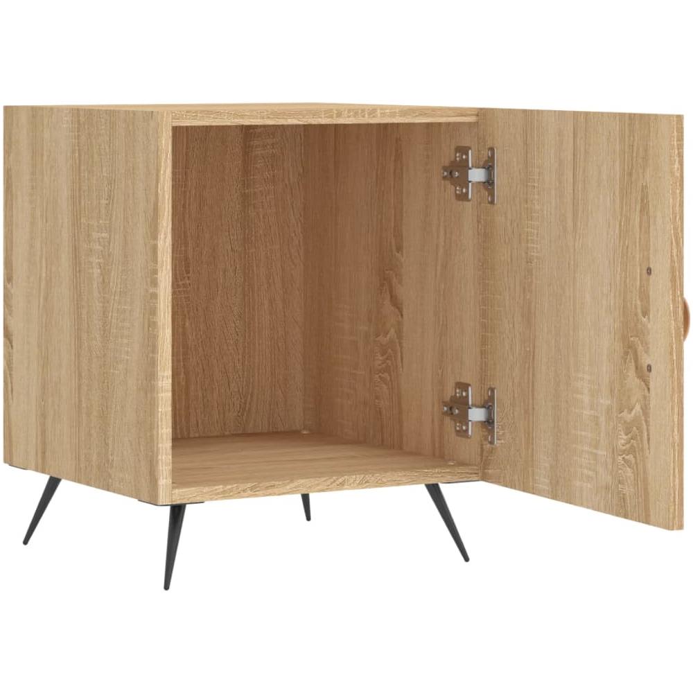 Comodino Rovere Sonoma 40x40x50 Cm In Legno Multistrato - Foto 3