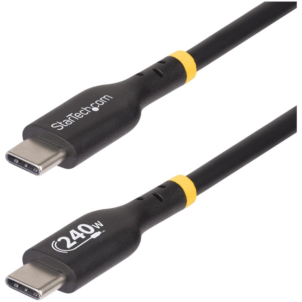 Cavo di Ricarica USB-C da 1m, cavo USB-C certificato USB-IF, 240W PD EPR, cavo trasferimento dati USB 2.0 Tipo-C per laptop, rivestimento in TPE, M /M - Foto 1