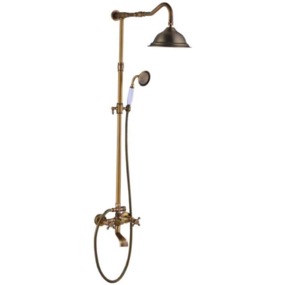 Rubinetto per doccia, Blackswan, tipo M40.5, modello bronzo antico, misura 25 cm - Foto 1