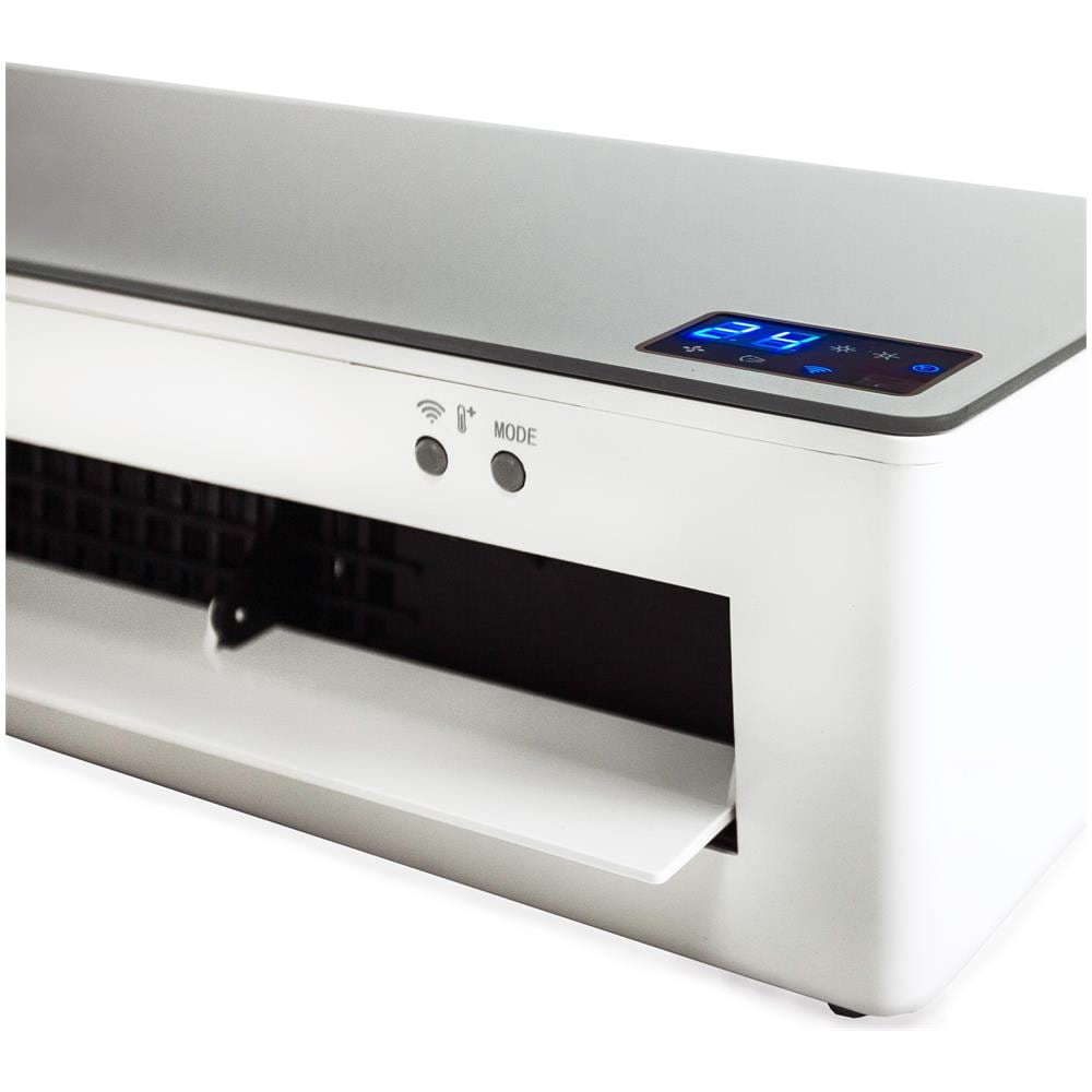 Chic Interno Argento 2000 W Riscaldatore ambiente elettrico con ventilatore - Foto 5