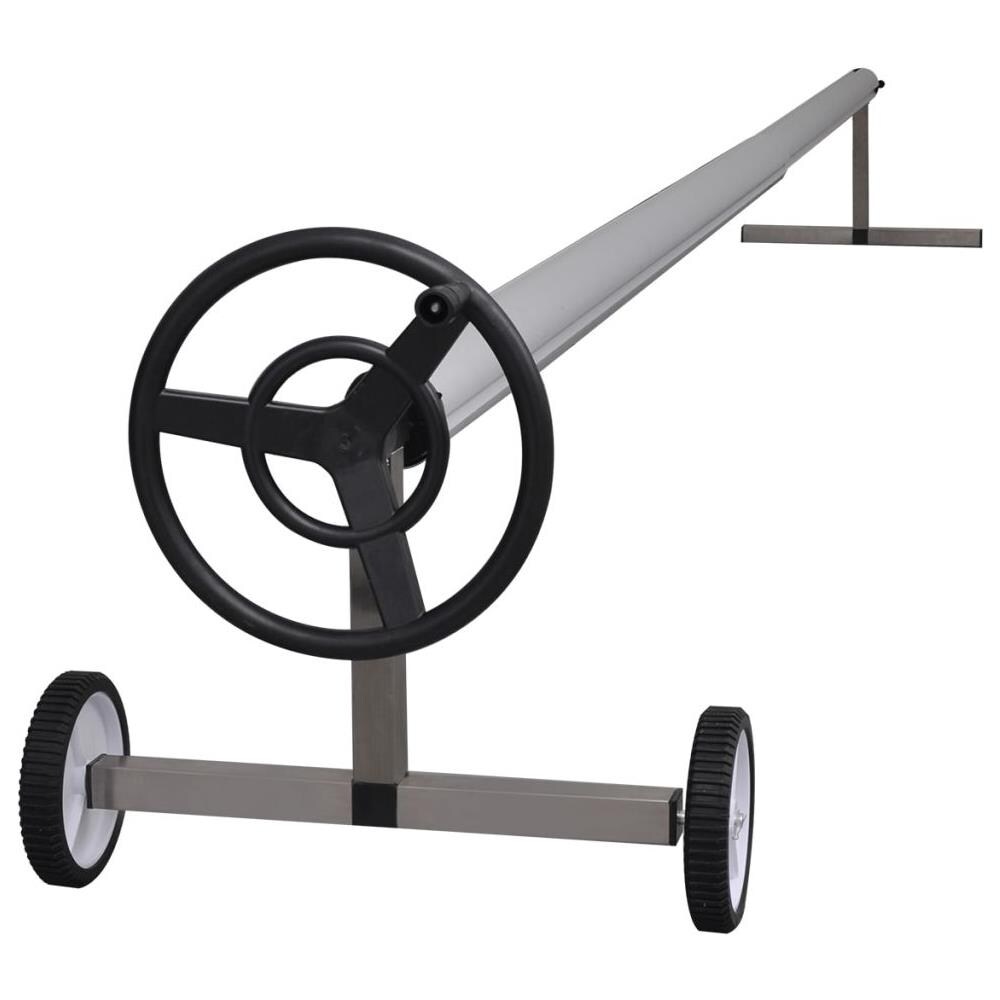 Rullo Di Copertura Per Piscina Con Base In Acciaio Inox - Foto 1