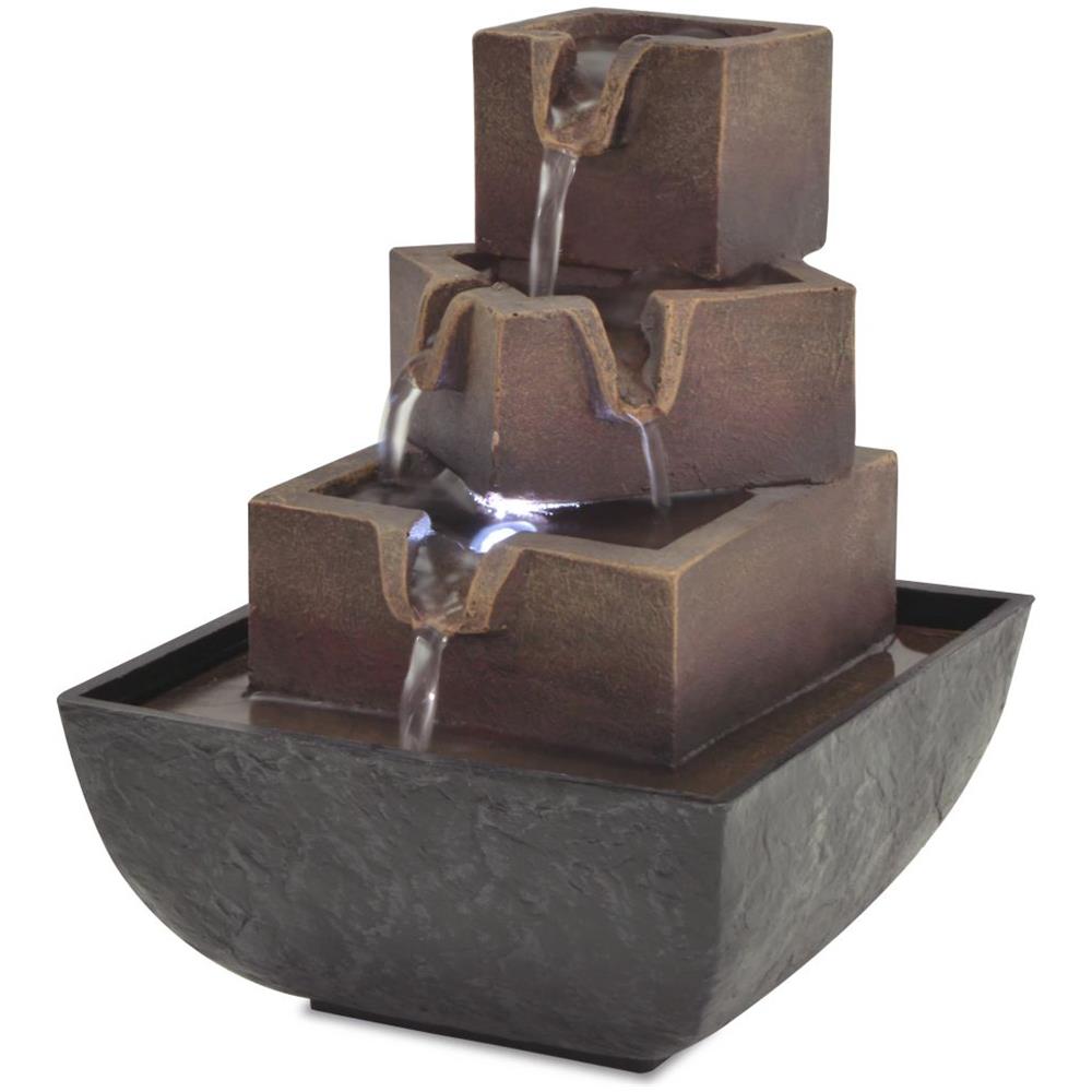 Fontana Da Interni Con Luce A Led In Poliresina - Foto 1