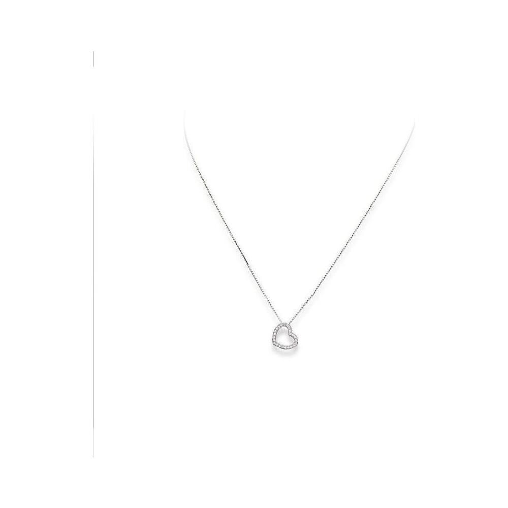 Collana In Argento 925 - Collezione Amore - Colore Rodio - Misura Unica - Foto 2