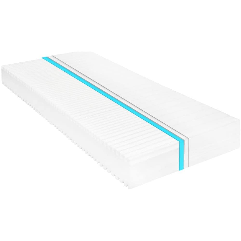 Materasso 140x200 cm 7 Zone Schiuma di Poliuretano 16 cm H2 H3 - Foto 1