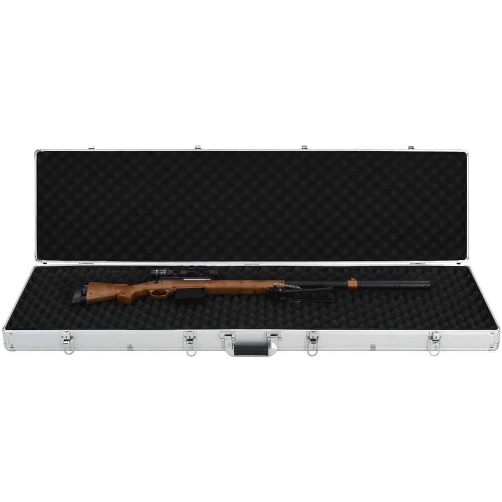 Custodia Per Pistola Argento 134x35x12 Cm In Alluminio - Foto 2