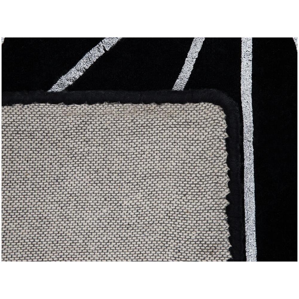 Tappeto A Pelo Corto Nero / argento 80 X 150 Cm Sibel - Foto 13