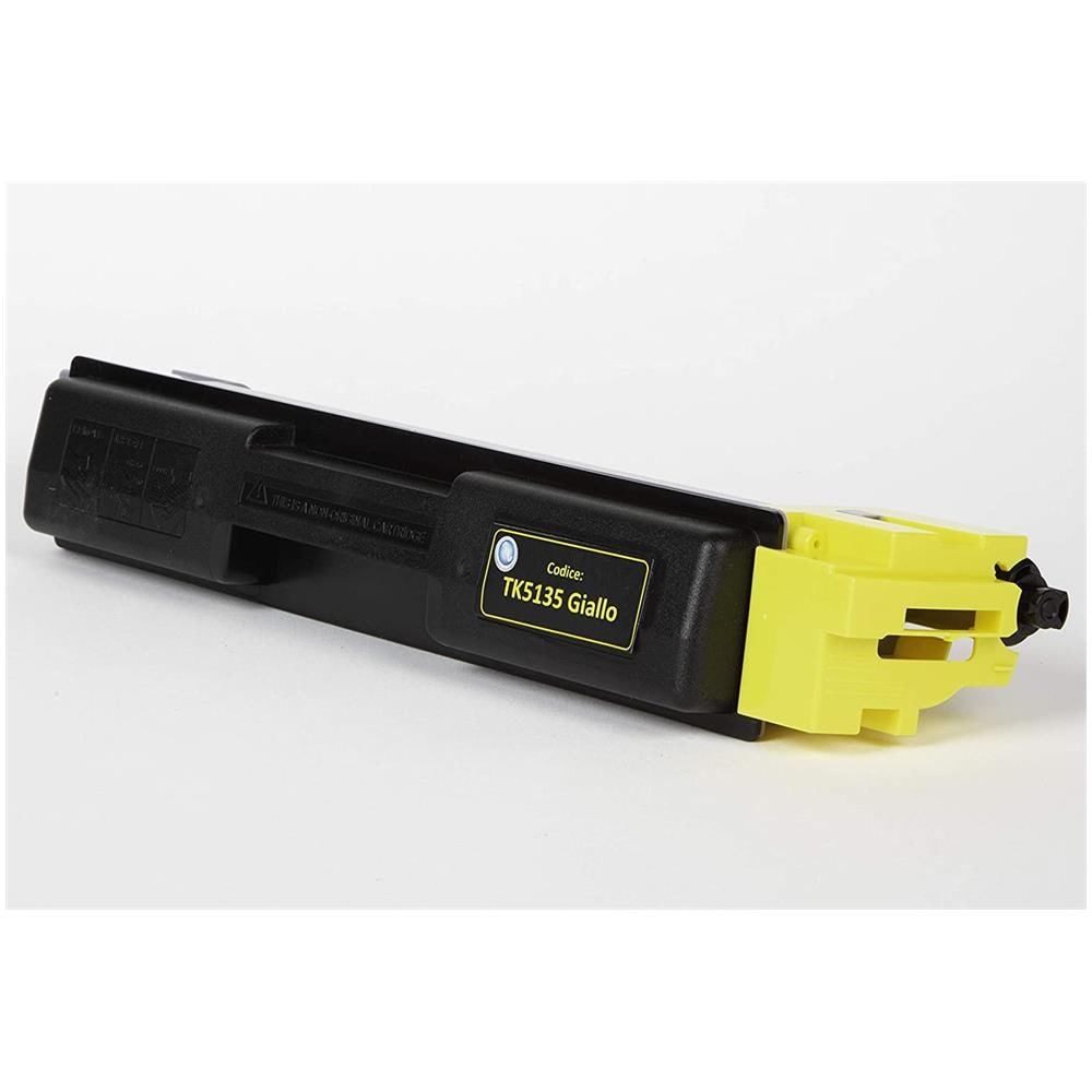 TONER COMPATIBILE - Kyocera Tk-5135y Giallo 1t02paanl0 Per Taskalfa 265ci, Taskalfa 266ci Fornito Di Intelligent Chip Capacità 5000 Copie Made In Italy - Foto 6