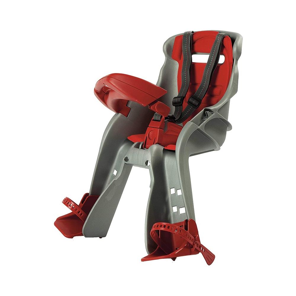 Seggiolino Anteriore Da Bicicletta Orion Rosso Con Blocco Fissaggio Canna 37603266/24 - Foto 2