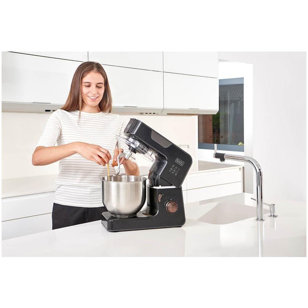 Robot da Cucina BXKM1000E con Capacità 5.2 Litri 8 Velocità Potenza 1000 W Colore Nero - Foto 8