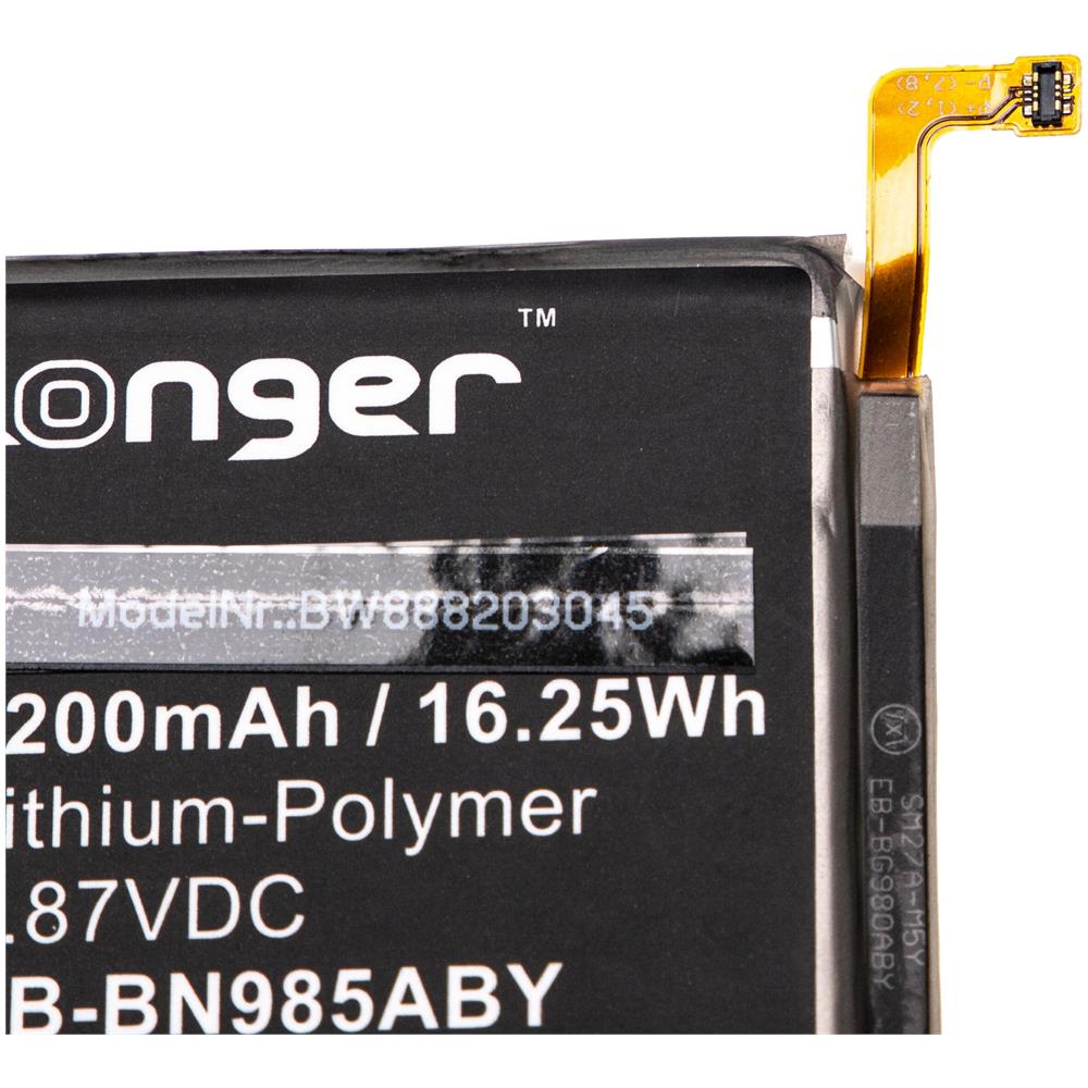 Batteria Sostituisce Samsung Eb-bn985aby, Gh82-23333a Per Smartphone Cellulare (4200mah, 3.87v, Li-poly) - Foto 2