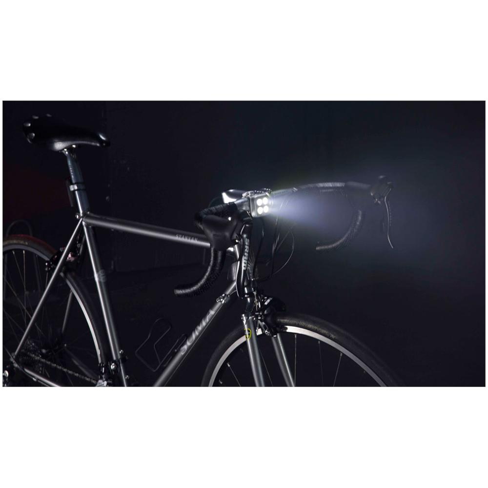 Luce Posteriore a LED Rosso per Bici Colore Argento - Foto 2