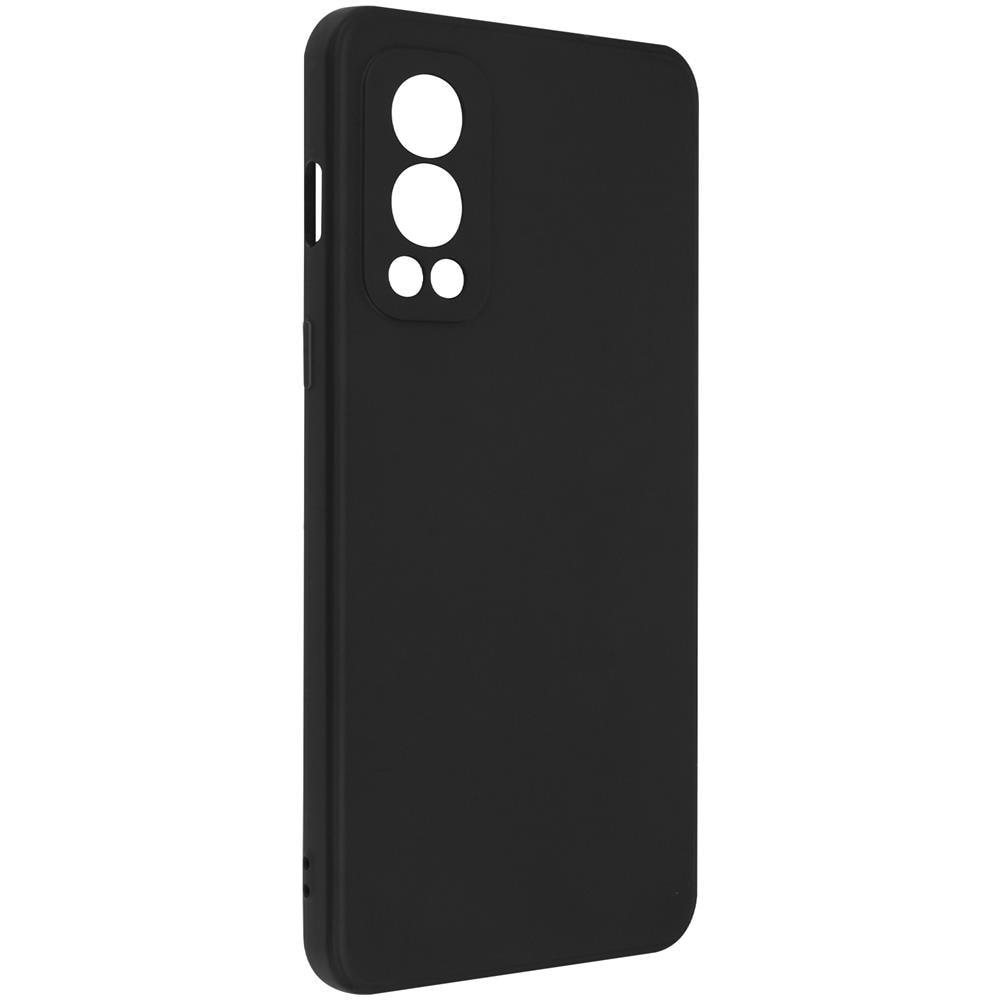Cover Oneplus Nord 2 Resistente Silicone Gel Sottile Leggera Nera - Foto 1