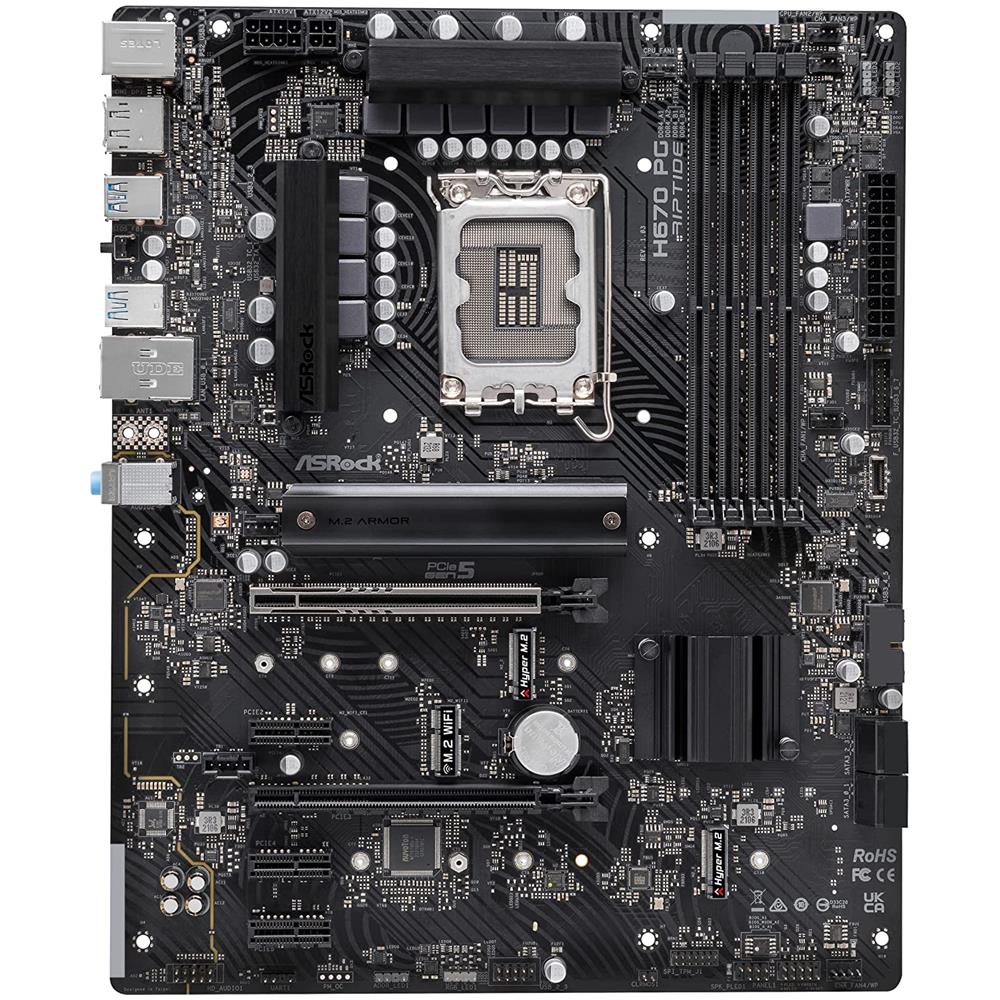 Scheda Madre H670 PG Riptide Socket LGA 1700 Chipset H670 ATX - Foto 2