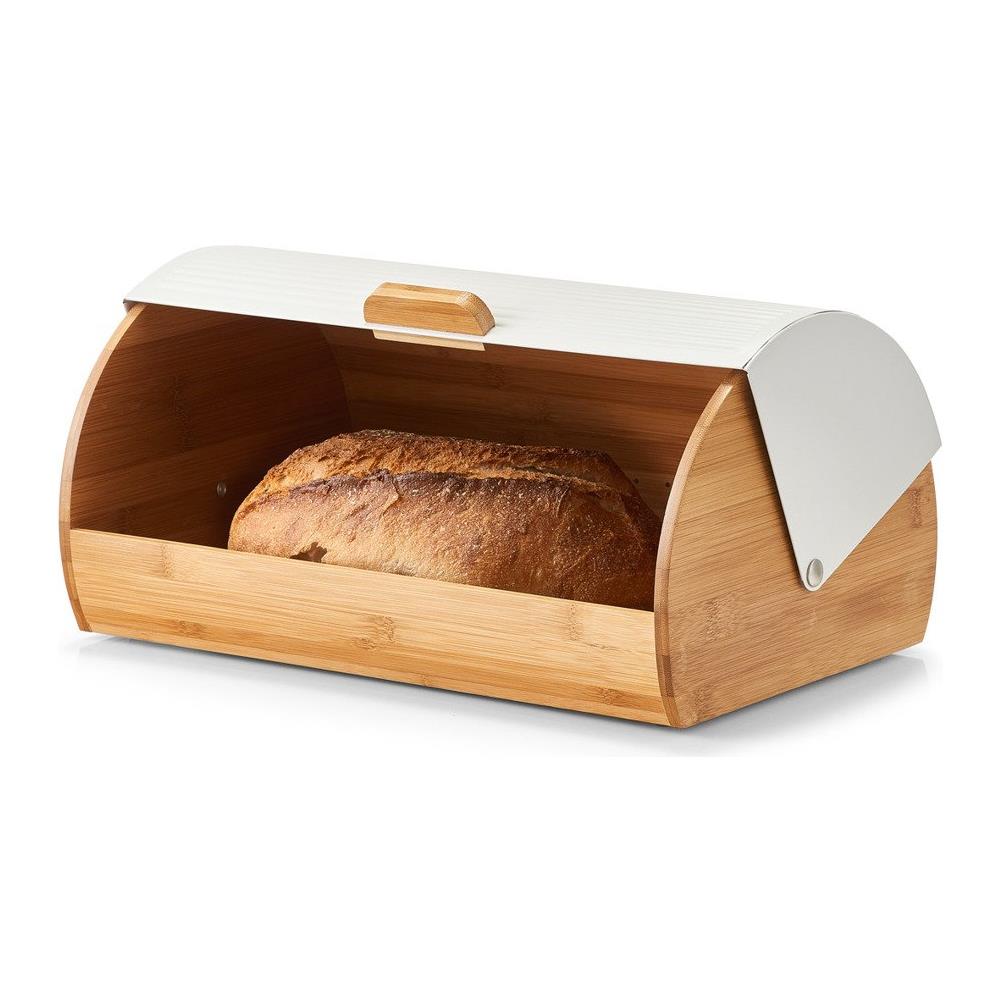 Pane Di Bambù Con Coperchio Bianco, 39 Cm, - Foto 1