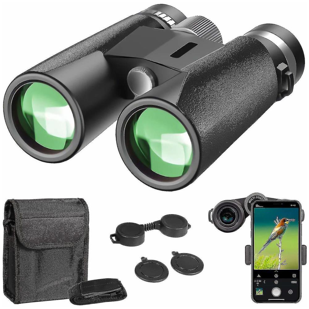 Binocolo Professionale 10x50 Uplayteck: Prismi BaK4, Obiettivo FMC, Impermeabile IPX5, Per Birdwatching E Sport