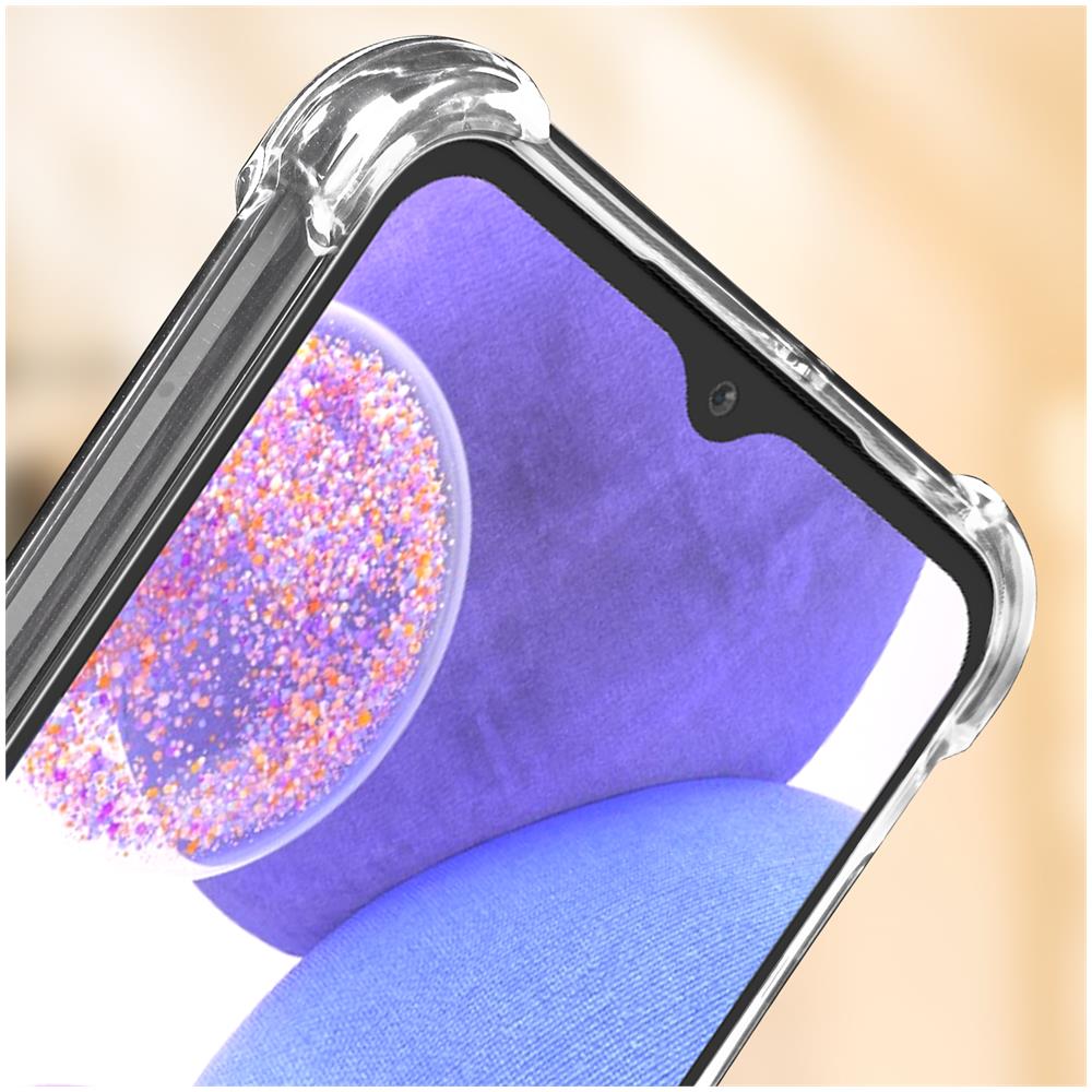 Cover Samsung Galaxy A23 5g / M23 5g Morbida Angoli Bumper Trasparente - Foto 5