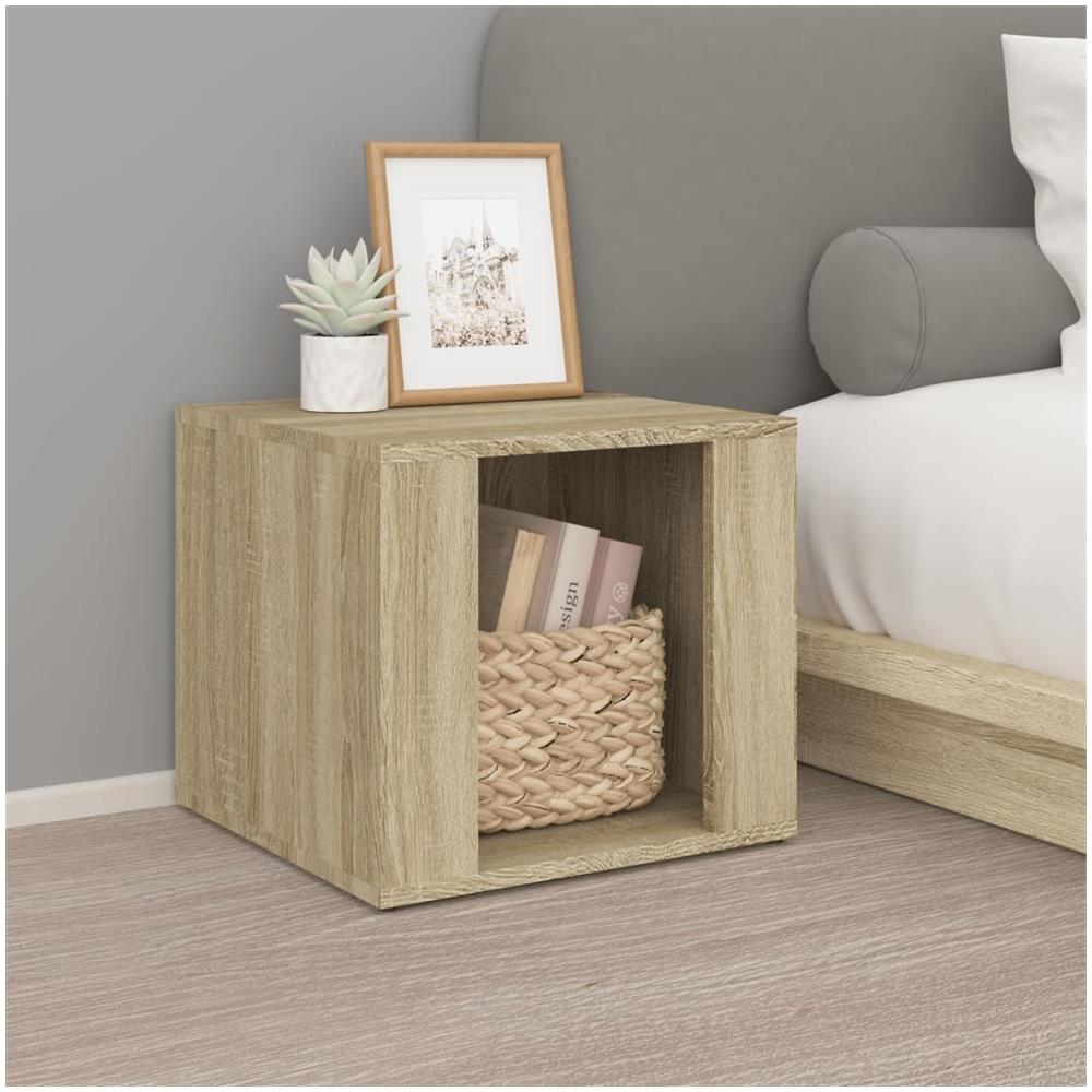 Comodino Rovere Sonoma 41x40x36 Cm In Legno Multistrato - Foto 1