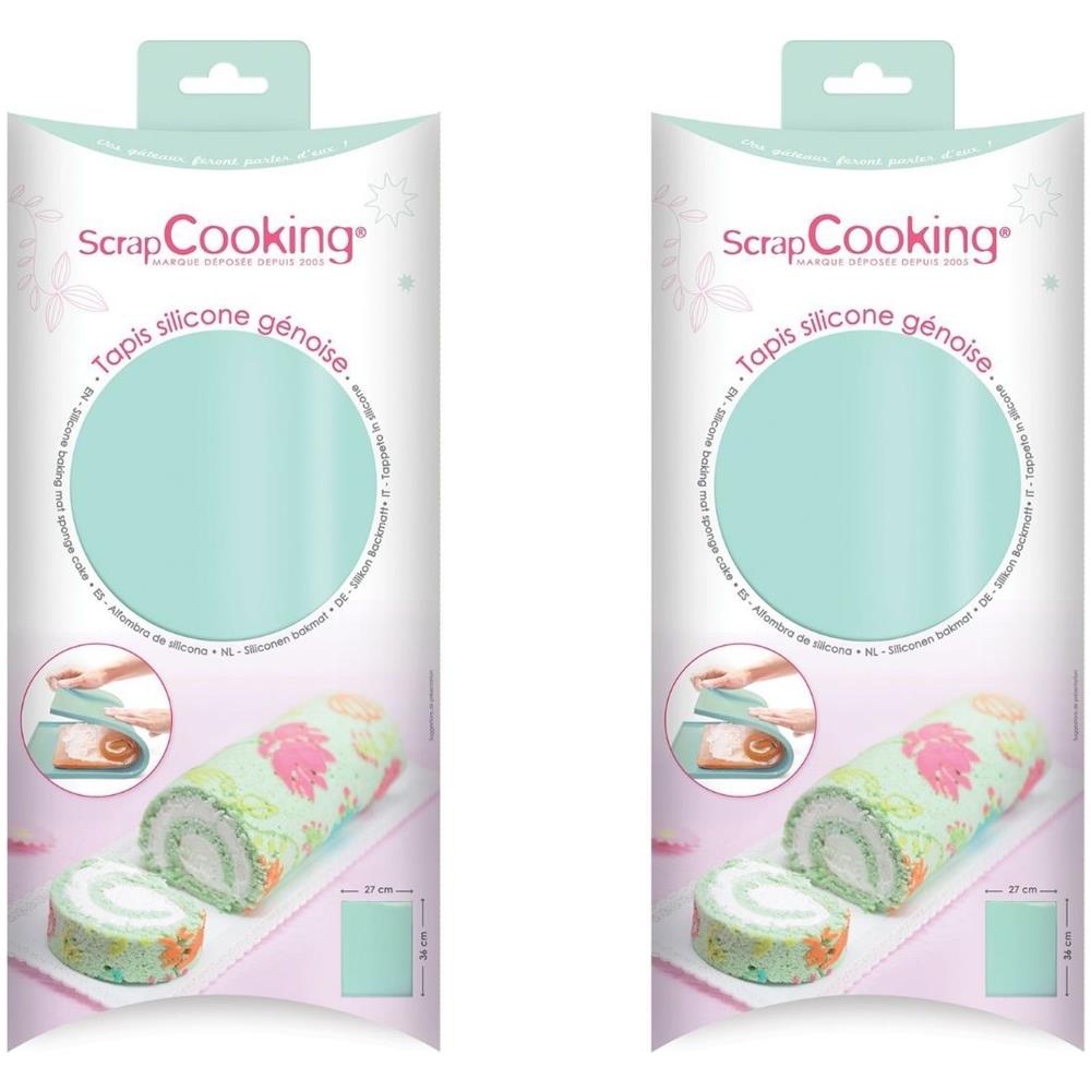 2 Tappetini In Silicone Per Pan Di Spagna 27 X 36 Cm - Foto 1