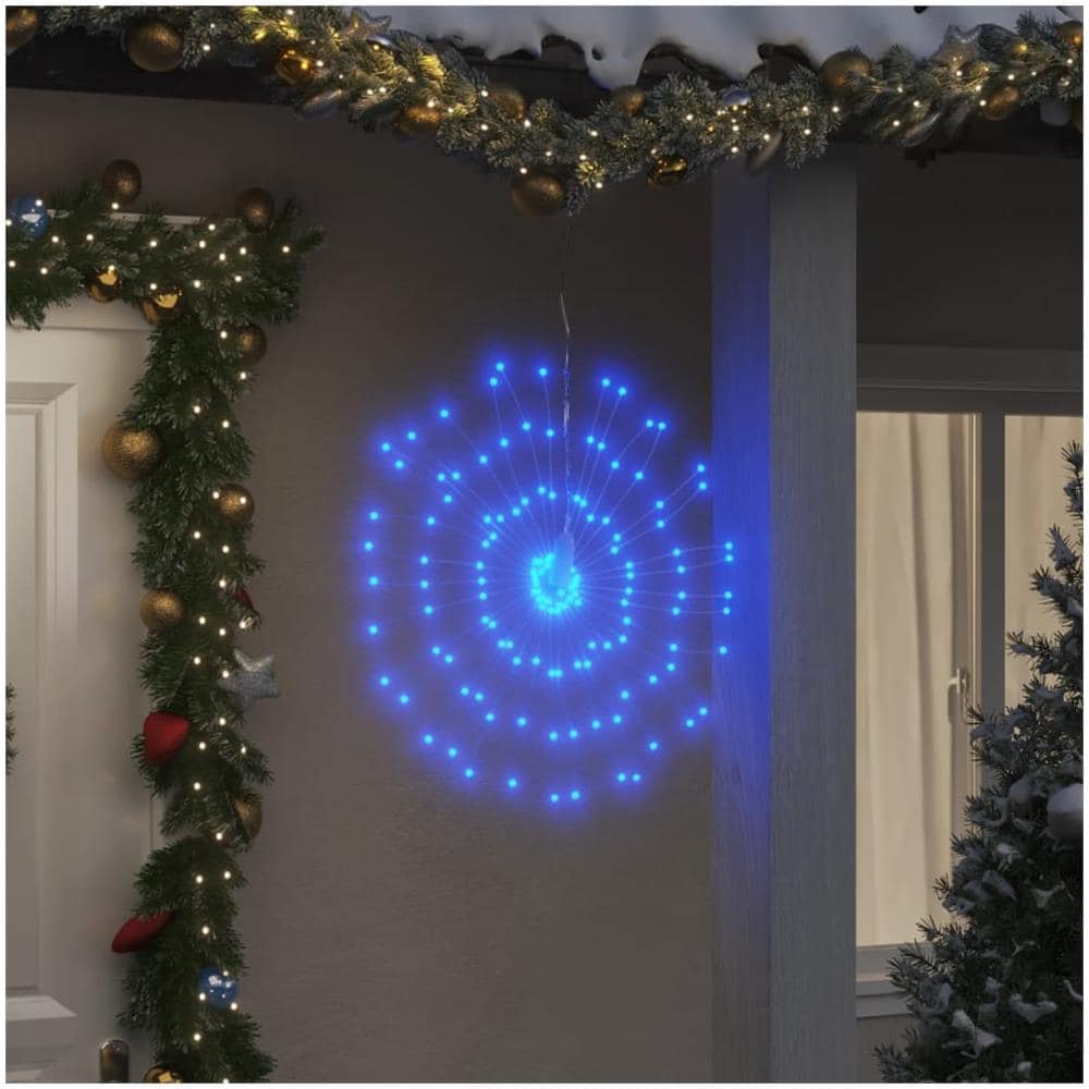 Illuminazioni Di Natale Galassia 140 Led 8pz Blu 17 Cm - Foto 1