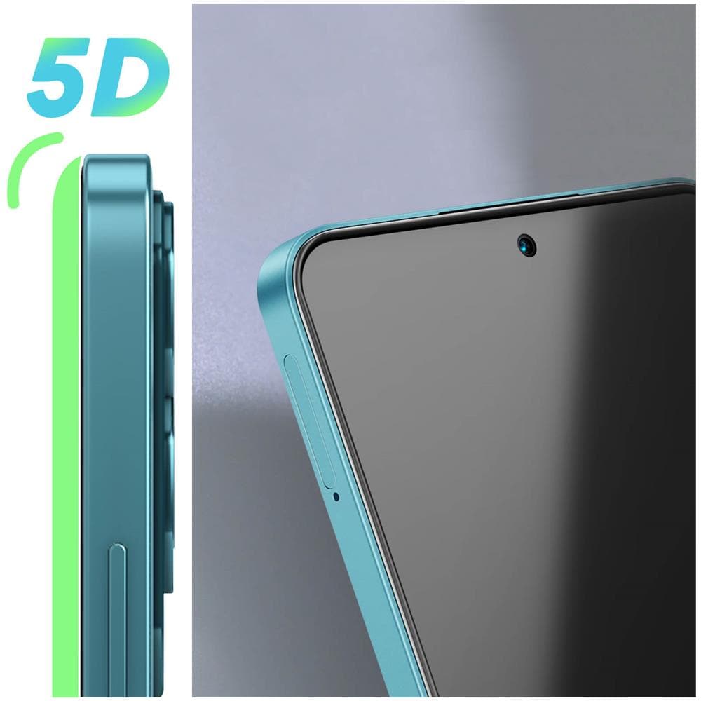 Vetro Temperato Per Honor 90 Lite Adesione Totale Bordo Smussato Nero - Foto 5