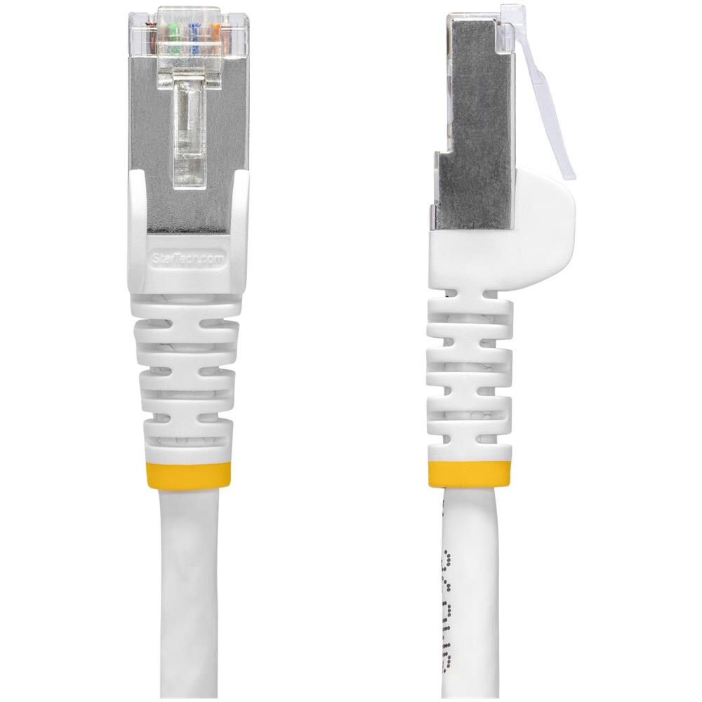 Cavo Ethernet CAT8 bianco da 5m, RJ45 Snagless, 25G / 40G, 2000MHz, 100W PoE++, S /FTP, Cavo LAN in Rame Puro 26AWG, LSZH, Cavo Patch di Rete Schermato Con Rilievi di Trazione, Testato Individualmente - Foto 2