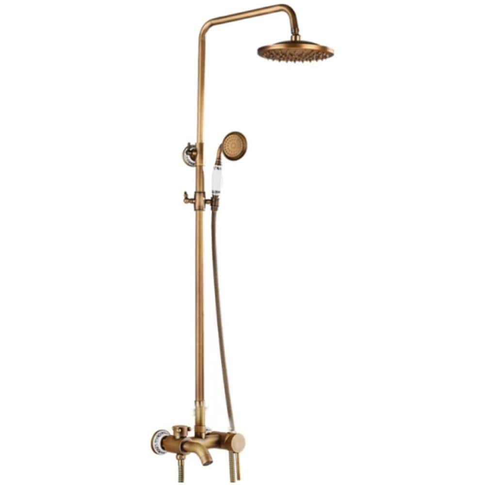 Rubinetto per doccia, Blackswan, tipo M40.4, modello bronzo antico, misura 20 cm - Foto 1