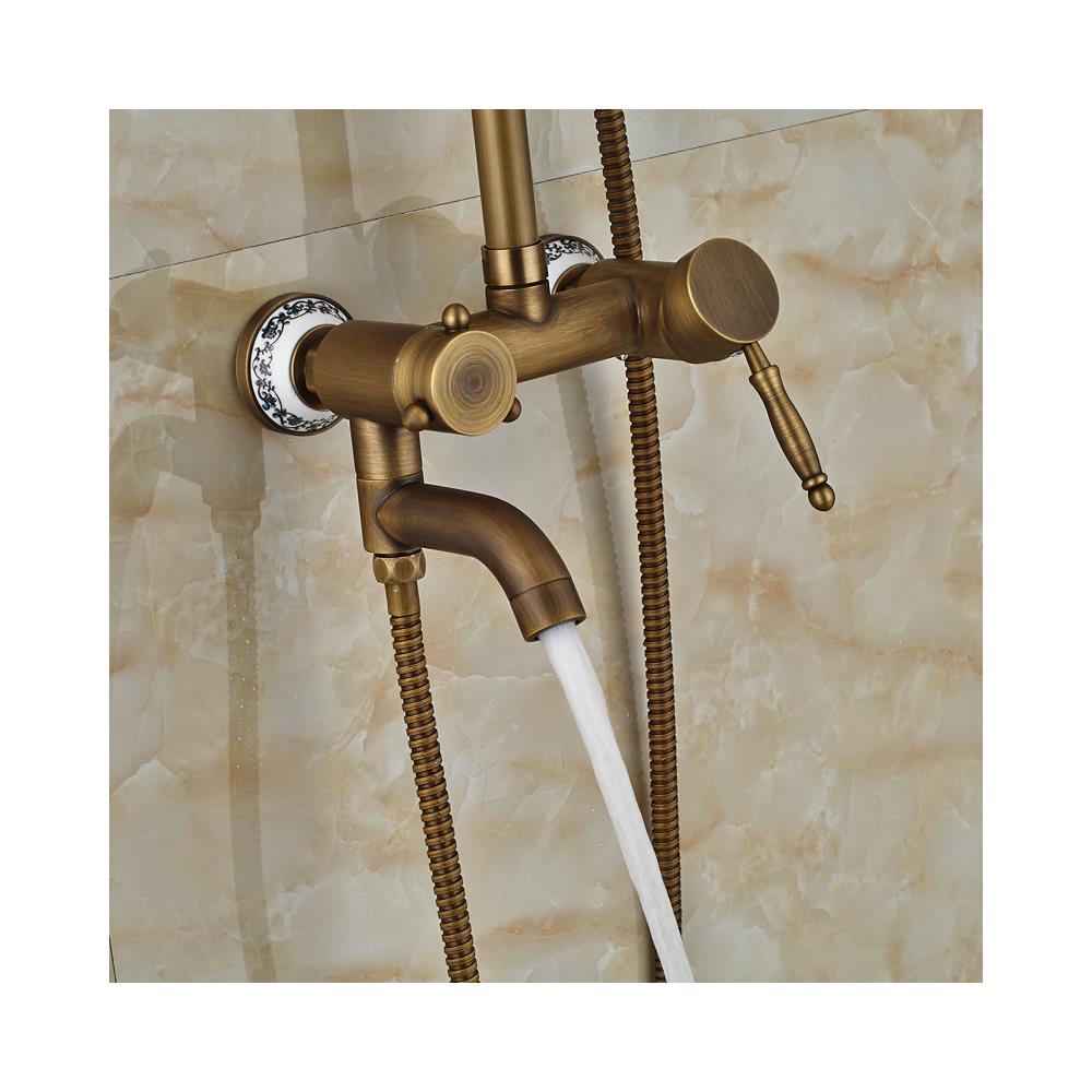 Rubinetto per doccia, Blackswan, tipo M40.4, modello bronzo antico, misura 20 cm - Foto 4
