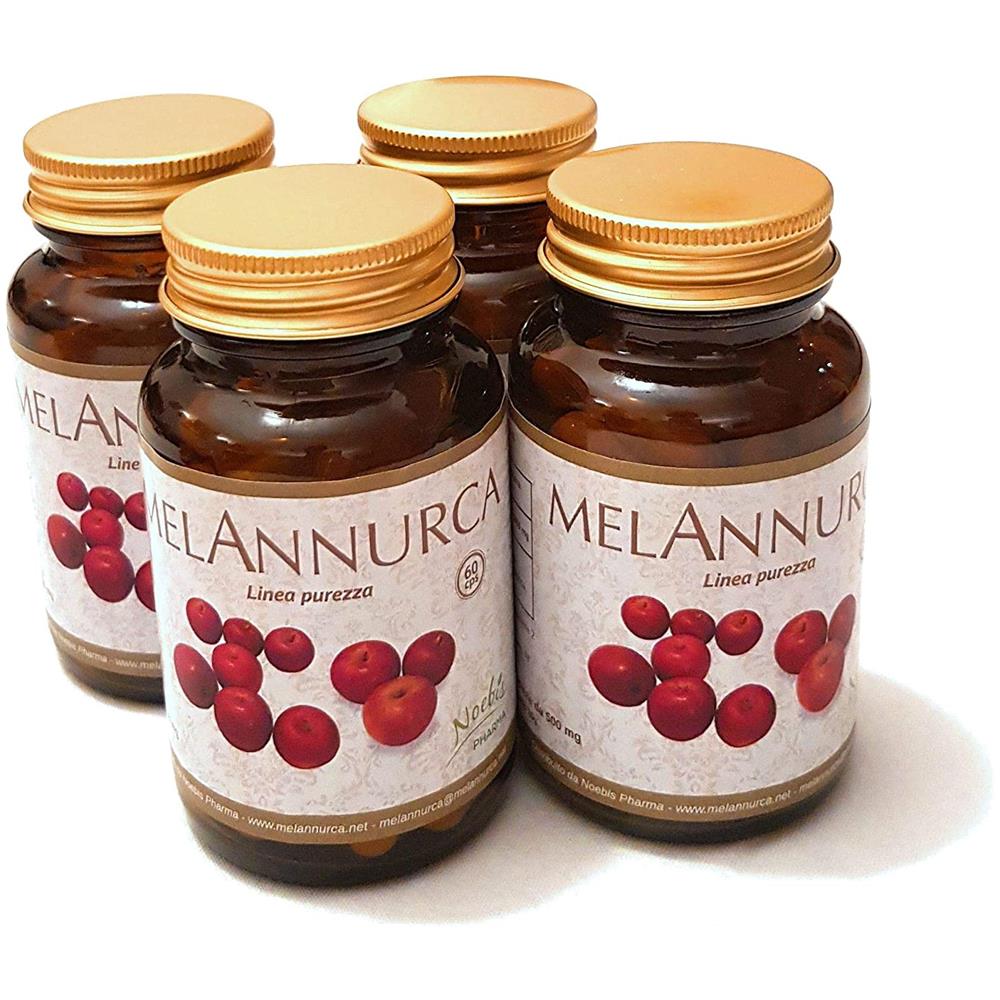 Mela Annurca in Capsule MELANNURCA 60 cps | Estratto Polifenolico da mele selezionate | Antiossidanti contro stress ossidativo, supporto bellezza dei capelli | Integratore naturale | Produzione italiana - Foto 2